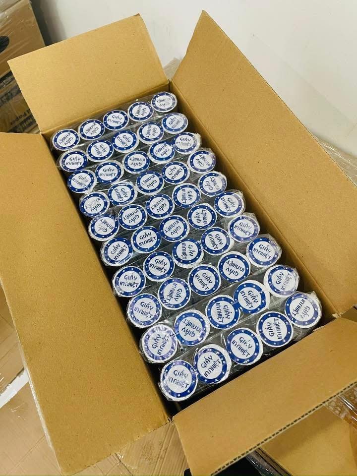 Giấy in bill K80x45 phi 45mm thùng 100 cuộn của SaleX