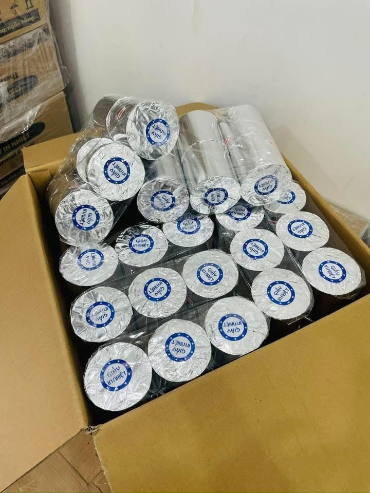 Giấy in bill K80x65 phi 65mm thùng 50 cuộn của SaleX